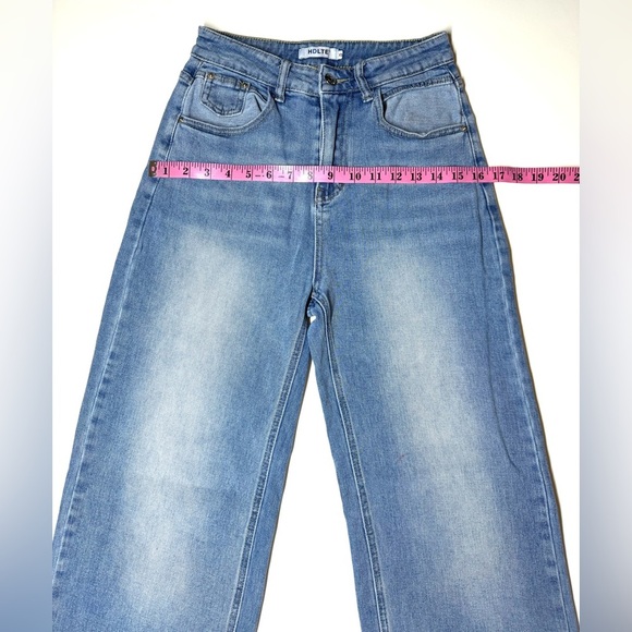 HDLTE Women's Wide Leg Baggy Jeans Size- XS - Picture 3 of 10